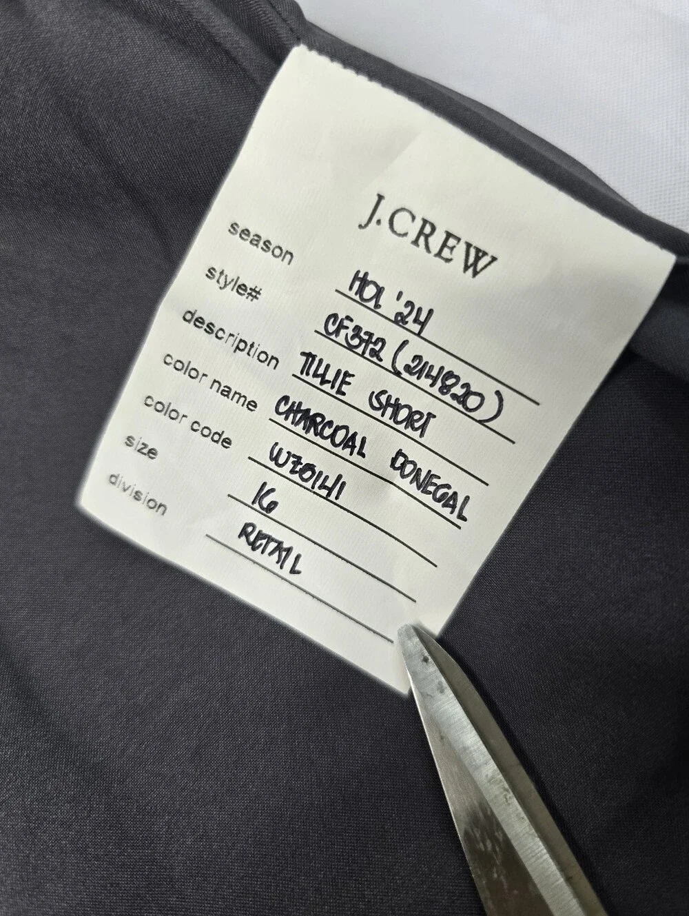 J. Crew size 16